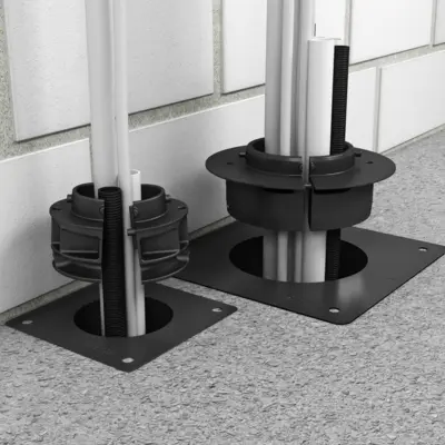 Place sealing cylinder around the cables or conduits and insert into the installation sleeve.