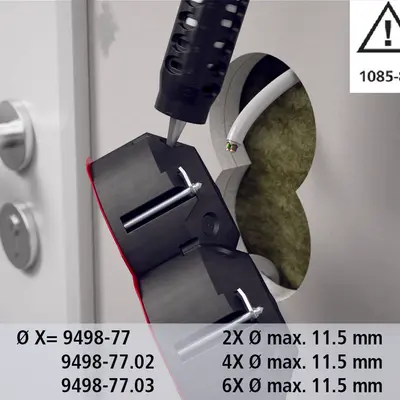 Passgenaue Einführungen für Kabel erstellen.