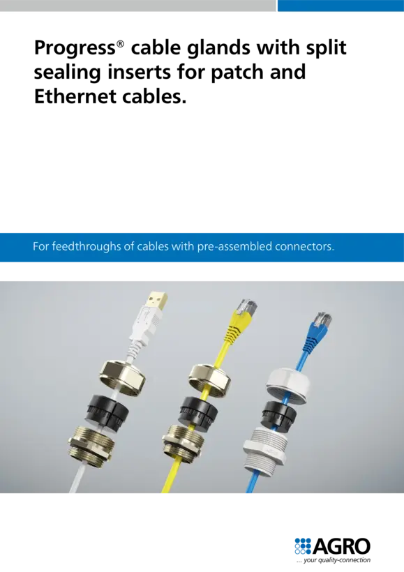 Progress® cable glands.