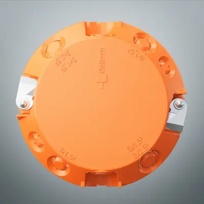 6 entrées avec rétention de câble intégrée pour les câbles de Ø 4 - 11,5 mm.