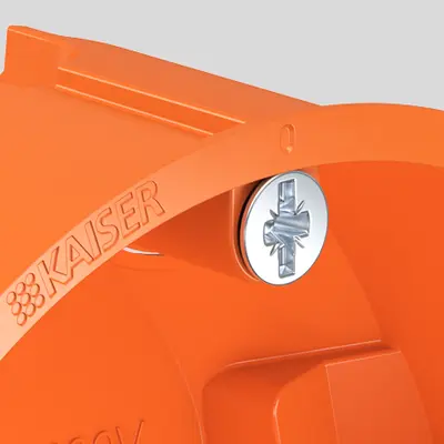 Vis à tête fraisée plate pour une faible hauteur d'installation.