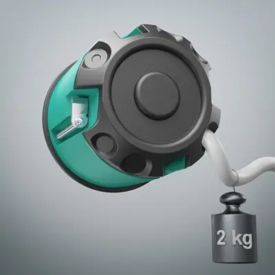 Integrated cable retention of the NYM cables according to EN 60670.