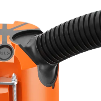 Permanently air-tight conduit entry up to conduit Ø 25 mm.