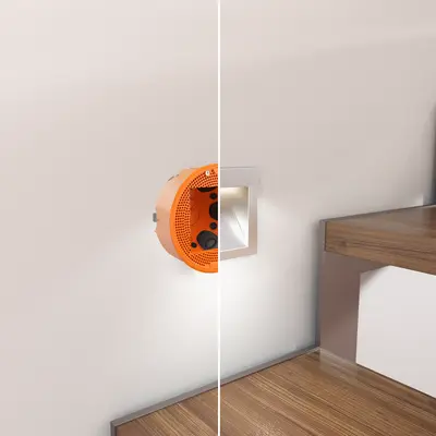 Ontwerpvrijheid voor creatieve en moderne verlichtingssystemen in wanden en plafonds.