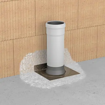Avant de fixer le collier adhésif par pression, faire sécher la sous-couche jusqu'à ce qu'elle soit transparente. La sous-couche épaissie redevient liquide après y avoir ajouté de l'eau.