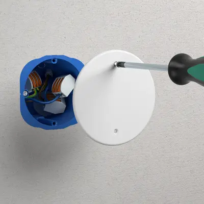 With a sound insulation cover (Art. No. 1184-69), it can also be used as a junction box.
