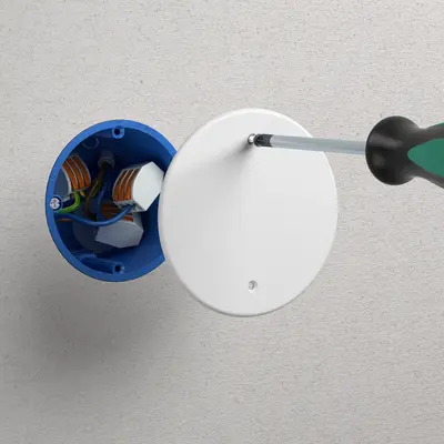 With a sound insulation cover (Art. No. 1184-69), it can also be used as a junction box.