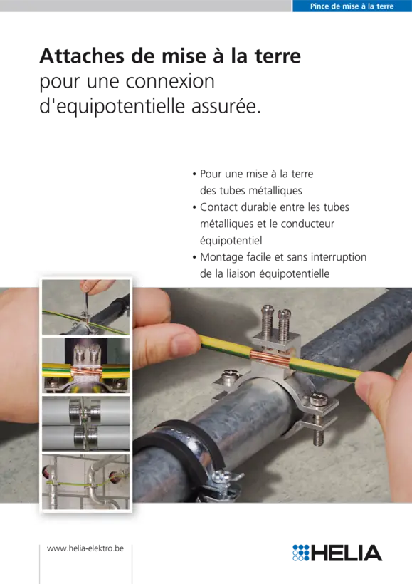 Attaches de mise à la terre