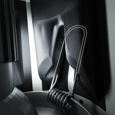 Les poches pour ressort garantissent un maintien fiable du luminaire encastré.
