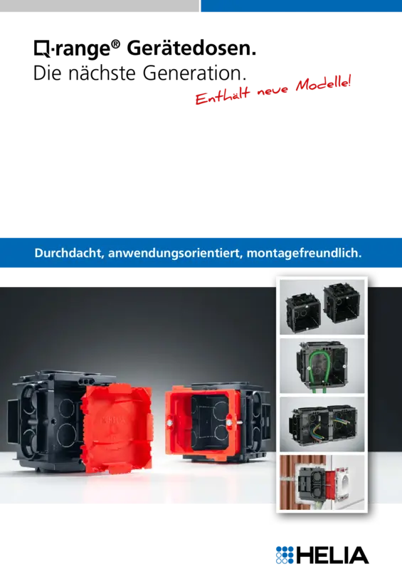Q-range® Gerätedosen