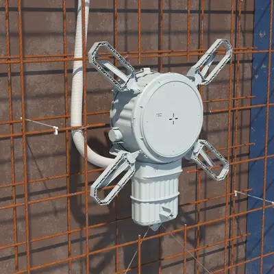 Now the housing can be populated with 20/25-mm diameter conduits – with tools required.