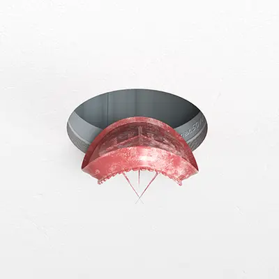 Grâce à son matériau élastique, le couvercle de repérage peut facilement être retiré du boîtier.