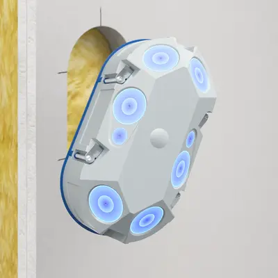 The electronics box provides 6 ways for conduit entry up to M25 and cable entry up to Ø 11.5 mm.