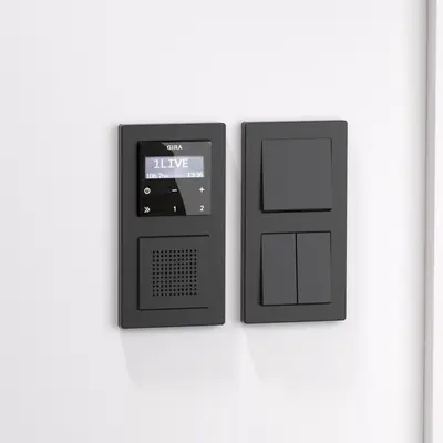 ...für ein optimales Installationsbild (4-fach nebeneinander).