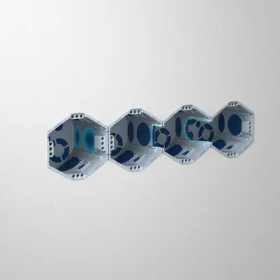 After plastering, connecting accessories can be implemented in many different ways,...
