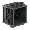 - 2 schroeven meegeleverd of klauwbevestiging
- hartafstand 60 mm verticaal en 71 mm horizontaal en verticaal