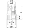 - Connettore rapido RQG2-M
- Grigio