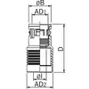 - Quick connector RQGR
- Black