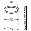 - Protective metal conduit liquid-tight
- Grey