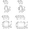 - Mit 1 bis 3 Anschlussgewinden