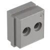 - Cable gland grommets for cables with diameters from 2 to 7 mm