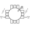 - Toepasbaar in holle plafondconstructies.
- Geschikt voor rachelplafonds en metalstudplafonds.
- Connectoren van Wago-Winsta RD
- Voorzien van 1x voeding (male zwart), 2x schakelaar (female bruin), 1x lichtpunt op centraaldoosdeksel.