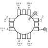- Toepasbaar in holle plafondconstructies.
- Geschikt voor rachelplafonds en metalstudplafonds.
- Connectoren van Wago-Winsta RD
- Voorzien van 1x voeding (male zwart), 2x schakelaar (female bruin), 1x doorschakeling lichtpunt (female wit), 1x lichtpunt aansluiting op centraaldoosdeksel.