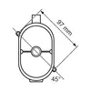 - Equipped with repositionable mould cover.
- Equipped with conical tube inlet with tube snapper.
- Mounting screws: M3 x 18 mm.
- Flush-mounting box for flush-mounting of special double-socket outlet with earthed earthing.
- Internal dimensions: 65 x 100 mm.