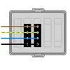 - Voorzien van VD-draad 2,5 mm².
- Alle connectoren zijn standaard voorzien van vergrendeling.