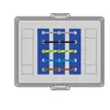 - Voor DALI gestuurde verlichting.
- Voorzien van VD-draad 2,5 mm².
- Alle connectoren zijn standaard voorzien van vergrendeling.
- Wieland gesis® CLASSIC GST18® snap-in connector
- 5-pin for DALI applications
- Connectors are self-locking, can be released with tools
- Prefabricated with connection wires 2.5 mm²