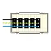 - Alle connectoren zijn standaard voorzien van vergrendeling.
- Voorzien van VD-draad 2,5 mm².