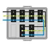 - Voorzien van VD-draad 2,5 mm².
- Alle connectoren zijn standaard voorzien van vergrendeling.