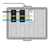 - Zwarte en witte delen gescheiden te schakelen.
- Voorzien van VD-draad 2,5 mm².
- Alle connectoren zijn standaard voorzien van vergrendeling.