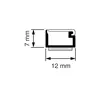 - Hinged cover.
- Fitted with double-sided tape for installation on uneven surfaces.
- Suitable for twincord, telephone cable and loudspeaker cable.
