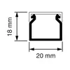 - Geleverd met deksel.
- Voorzien van sleufen spijkergaten.
- Inwendige afmetingen: 15 x 15 mm