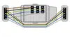 - 5-polige in- en uitgang incl. vergrendelingen voor een 3-fase voeding.
- Gezette kunststof montagebeugel voor snelle klikmontage op alle gangbare kabelgoten.
- Bedrading: 2,5 mm².