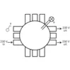 - Toepasbaar in holle plafondconstructies.
- Geschikt voor rachelplafonds en metalstudplafonds.
- Attema connectoren Installeren 2.0.
- Voorzien van 1x voeding (male rood), 1x schakelaar (female bruin), 1x lichtpunt op centraaldoosdeksel