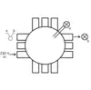 - Toepasbaar in holle plafondconstructies.
- Geschikt voor rachelplafonds en metalstudplafonds.
- Attema connectoren Installeren 2.0.
- Voorzien van 1x voeding (male rood), 1x serieschakelaar (female bruin), 1x doorschakeling lichtpunt (female wit), 1x lichtpunt op centraaldoosdeksel