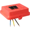 - Voor bijvoorbeeld een aparte noodverlichtingsgroep.
- Voorzien van VD-draad 2,5 mm².
- Alle connectoren zijn standaard voorzien van vergrendeling.