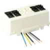 - Zwarte en witte delen per paar gescheiden te schakelen.
- Voorzien van VD-draad 2,5 mm².
- Alle connectoren zijn standaard voorzien van vergrendeling.
