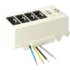 - Zwarte en witte delen gescheiden te schakelen.
- Voorzien van VD-draad 2,5 mm².
- Alle connectoren zijn standaard voorzien van vergrendeling.