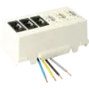 - Zwarte en witte delen gescheiden te schakelen.
- Voorzien van VD-draad 2,5 mm².
- Alle connectoren zijn standaard voorzien van vergrendeling.