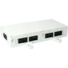 - Compleet stekkerbare MultiPD doos.
- Afmetingen tweevoudige doos: 240 x 120 x 45 mm
- 1x 3-polige ingang en 9x 3-polige uitgang, inclusief vergrendelingen.
- Koppelbare montageplaat met bevestigingsoren, geschikt voor zowel schroef als schietbevestiging.
- Bedrading: 2,5 mm².
- Voorzien van VD-draad 2,5 mm².
- Connection via connector input
- Suitable for mounting in suspended ceilings and underfloor areas