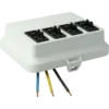 - Voorzien van VD-draad 2,5 mm².
- Alle connectoren zijn standaard voorzien van vergrendeling.
- Prefabricated with connection wires 2.5 mm²
- Suitable for WAGO WINSTA® MIDI or Wieland gesis® CLASSIC GST18®