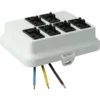 - Voorzien van VD-draad 2,5 mm².
- Alle connectoren zijn standaard voorzien van vergrendeling.
- Prefabricated with connection wires 2.5 mm²
- Suitable for WAGO WINSTA® MIDI or Wieland gesis® CLASSIC GST18®