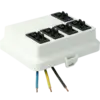 - Voorzien van VD-draad 2,5 mm².
- Alle connectoren zijn standaard voorzien van vergrendeling.