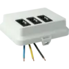 - Voorzien van VD-draad 2,5 mm².
- Alle connectoren zijn standaard voorzien van vergrendeling.
- Prefabricated with connection wires 2.5 mm²
- Suitable for WAGO WINSTA® MIDI or Wieland gesis® CLASSIC GST18®