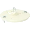 - Conception plate, afin d'utiliser au mieux l'espace de soudure dans la boîte de jonction.
- Crochet de suspension et 2 boulons M4x14 montés dans le couvercle sans perte.
- Boulons M4 avec tête combinée ; adaptés aux tournevis automatiques.
- Applicable universellement à toute boîte de jonction circulaire.