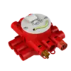 - 60 minuten brandwerend.
- Toepasbaar in holle plafondconstructies.
- Geschikt voor rachelplafonds en metalstudplafonds.
- Attema connectoren Installeren 2.0.
- Voorzien van 1x voeding (male rood), 1x schakelaar (female bruin), 1x lichtpunt op centraaldoosdeksel