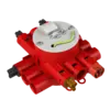- 60 minuten brandwerend.
- Toepasbaar in holle plafondconstructies.
- Geschikt voor rachelplafonds en metalstudplafonds.
- Attema connectoren Installeren 2.0.
- Voorzien van 1x voeding (male rood), 1x schakelaar (female bruin), 1x lichtpunt op centraaldoosdeksel